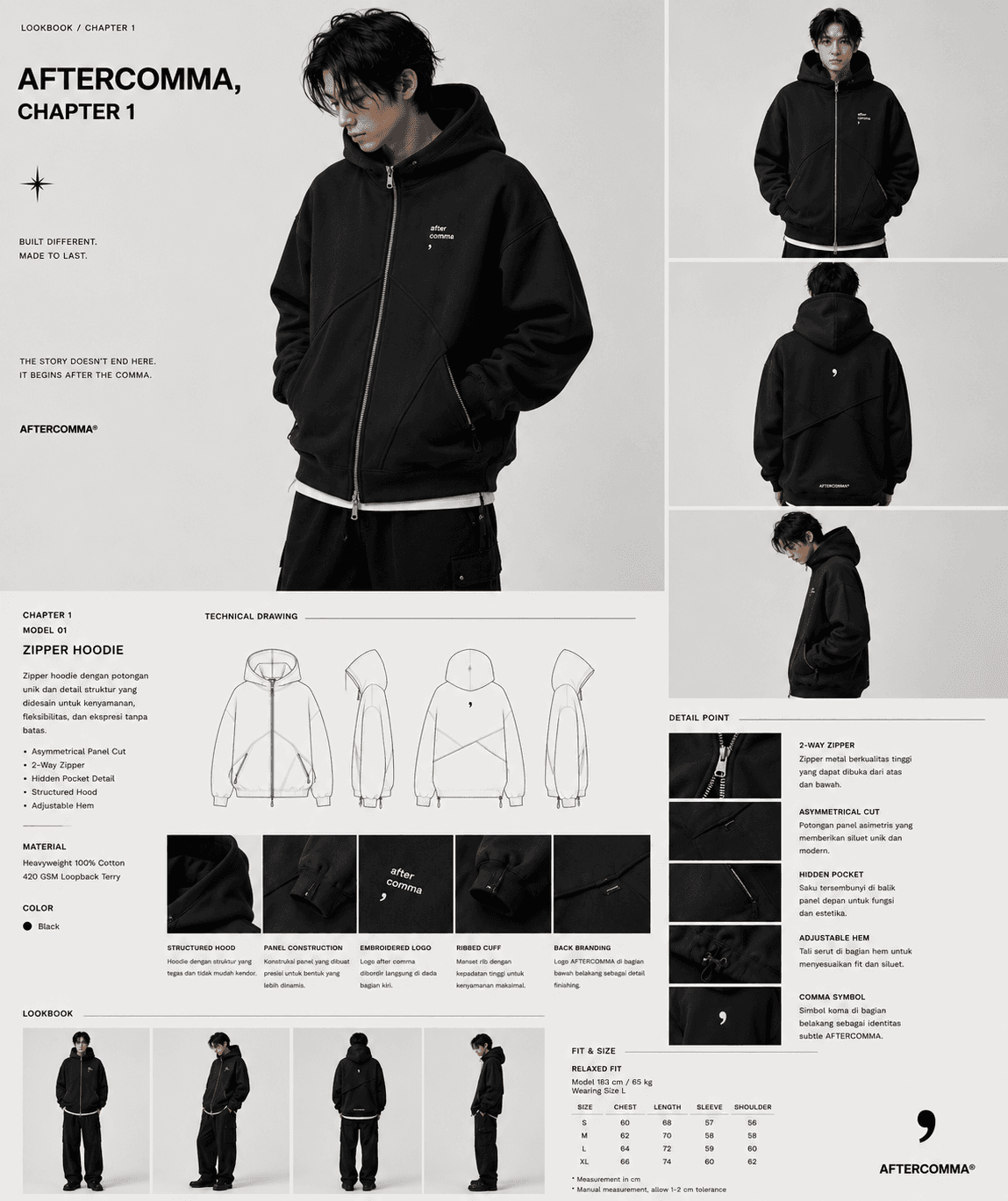 Double Layer Hoodie