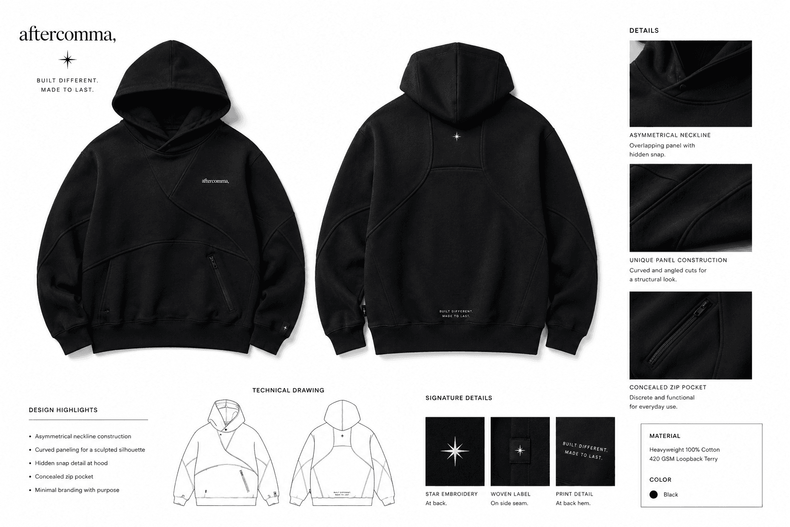 Deconstructed Hoodie