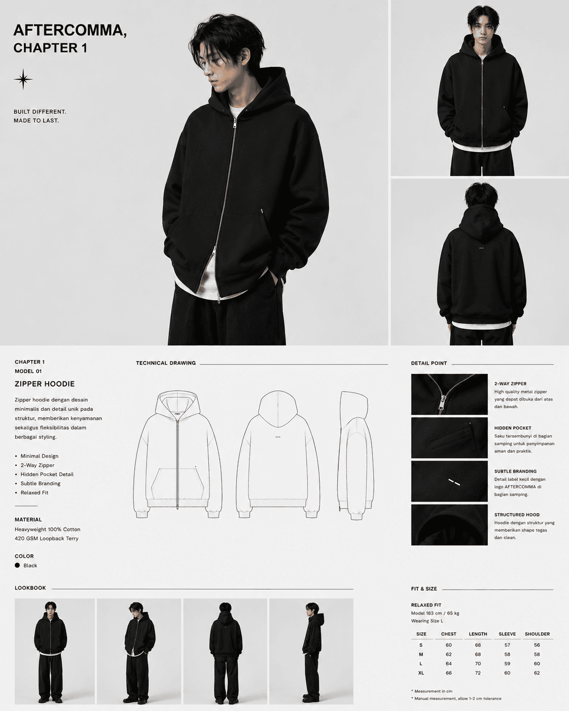 Aftercomma Classic Hoodie
