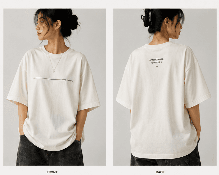 Editorial White Tee